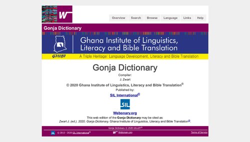 Gonja Dictionary J Zwart