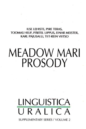 Meadow Mari Prosody Ilse Lehiste Pire Teras Toomas Help Prtel Lippus