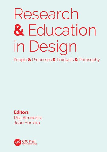 Research Education In Design People Processes Products Philosophy Rita Almendra