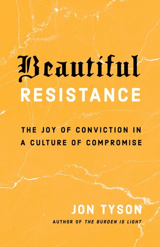 Beautiful Resistance The Joy Of Conviction In A Culture Of Compromise Jon Tyson
