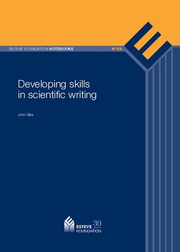 Developing Skills In Scientific Writing John Giba
