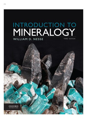 Introduction To Mineralogy 3rd Edition William D Nesse