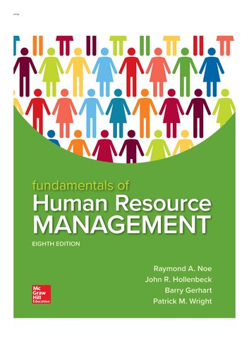 Fundamentals Of Human Resource Management 8th Edition Raymond Noe