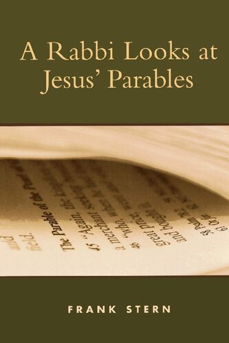 A Rabbi Looks At Jesus Parables Frank Stern