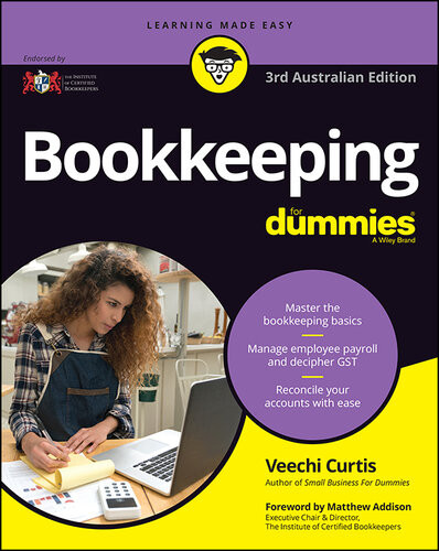 Bookkeeping For Dummies 3rd Edition Veechi Curtis