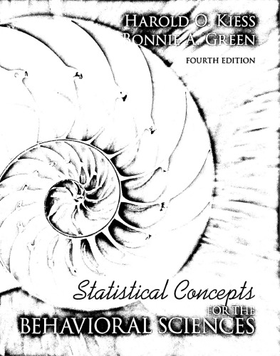 Statistical Concepts For The Behavioral Sciences 4th Harold O Kiess