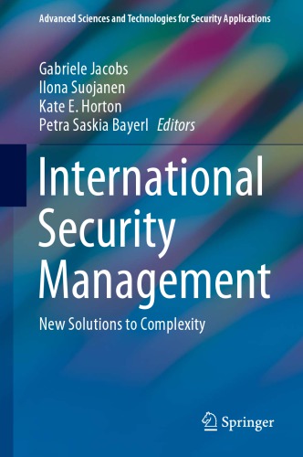 International Security Management New Solutions To Complexity 1st Edition Gabriele Jacobs