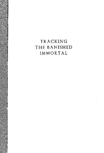 Tracking The Banished Immortal The Poetry Of Li Bo And Its Critical Reception Paula M Varsano