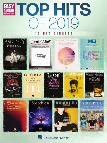 Top Hits Of 2019 Easy Guitar Songbook 13 Hot Singles Hal Leonard Corp