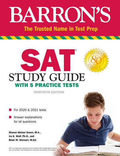 Sat Study Guide With 5 Practice Tests Sharon Weiner Green