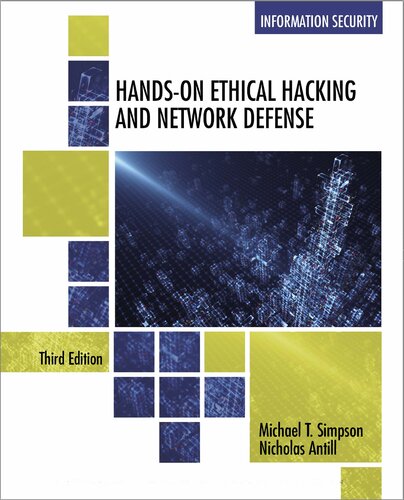 Handson Ethical Hacking And Network Defense Third Michael T Simpson