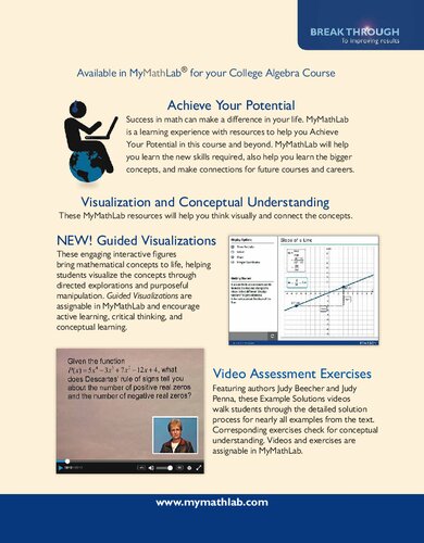 College Algebra Graphs And Models 6th Edition Marvin L Bittinger