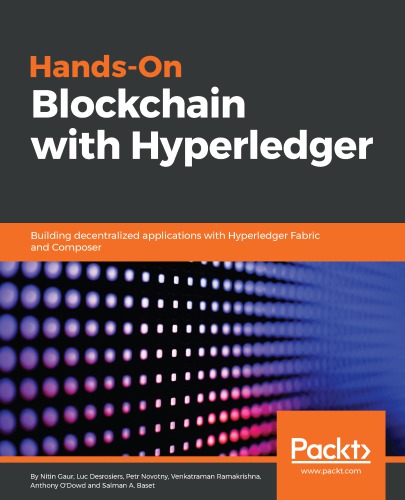 Handson Blockchain With Hyperledger Building Decentralized Applications With Hyperledger Fabric And Composer Baset