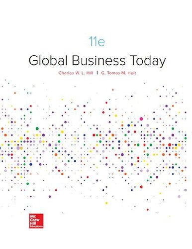 Global Business Today 11th Edition Charles Hill G Tomas M Hult
