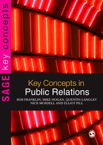 Key Concepts In Public Relations Franklin Bob