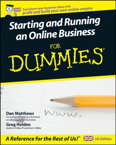 Starting And Running An Online Business For Dummies Holden Gregmatthews