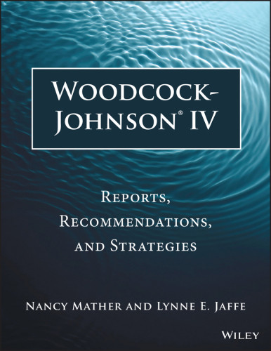 Woodcockjohnson Iv Reports Recommendations And Strategies 1 Auflage Jaffe
