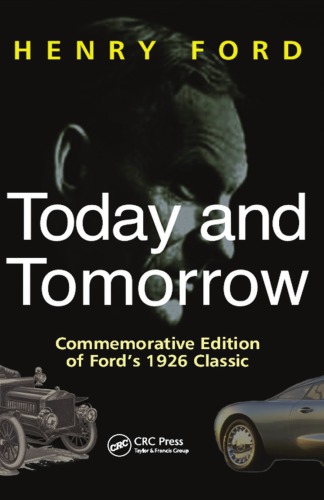 Today And Tomorrow Commemorative Edition Of Fords 1926 Classic Ford