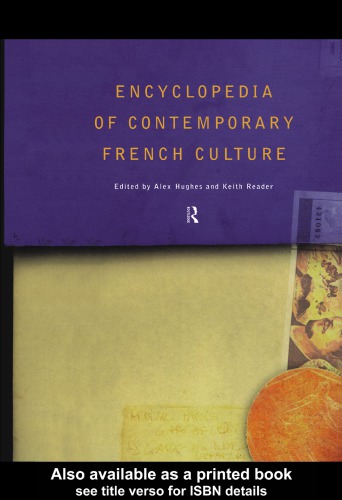 Encyclopedia Of Contemporary French Culture Hughes Alexreader