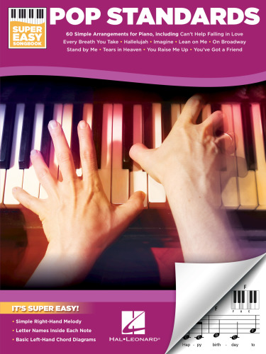 Pop Standards Super Easy Songbook Hal Leonard Corp
