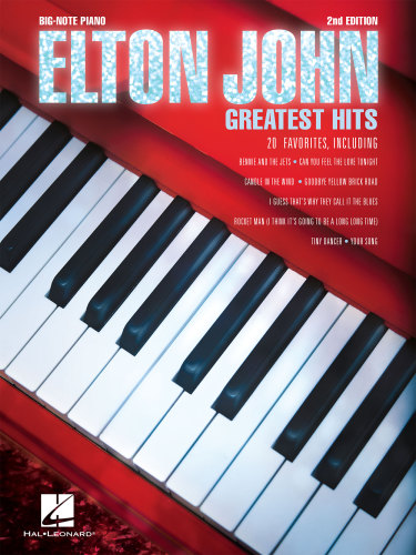 Elton John Greatest Hits Songbook John Elton