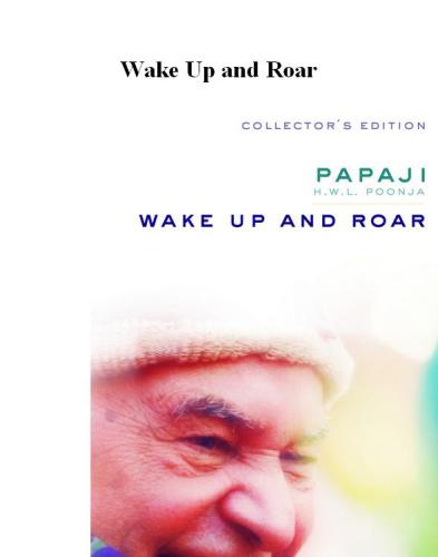 Wake Up And Roar Poonja H W L