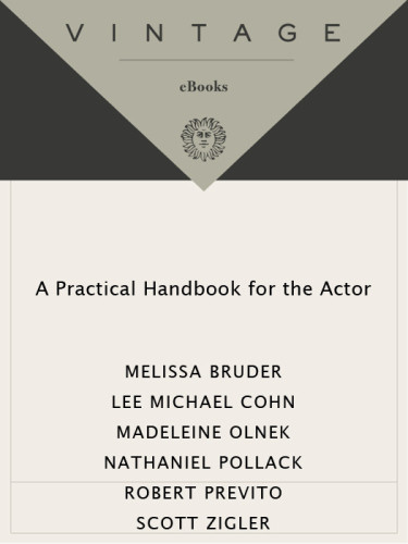 A Practical Handbook For The Actor Bruder Melissa