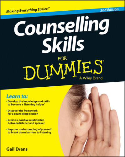 Counselling Skills For Dummies 2nd Ed Evans Gail