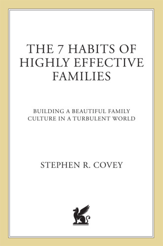 The 7 Habits Of Highly Effective Families Covey Sandra Mcovey