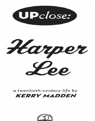 Harper Lee Kerry Maddenlunsford