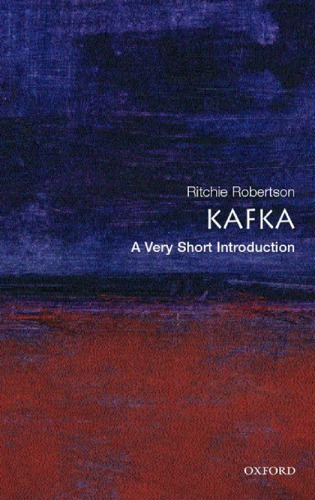 Kafka A Very Short Introduction Nachdr Franz Kafkakafka Franzrobertson