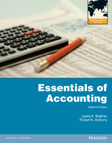 Essentials Of Accounting 11th Ed Breitner Leslie Pearlmananthony