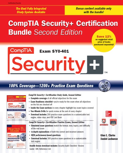 Comptia Security Certification Bundle Exam Sy0401 Second Edition Clarke