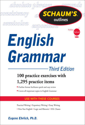 Schaums Outline Of English Grammar 3rd Eugene Ehrlich