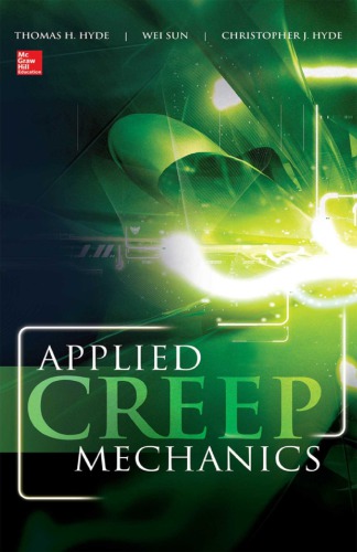 Applied Creep Mechanics Hyde Christopher Jhyde Thomas Hsun