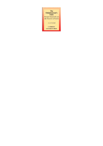 Enlightenments Fable Daston Lorrainehundert E Jross Dorothyskinner