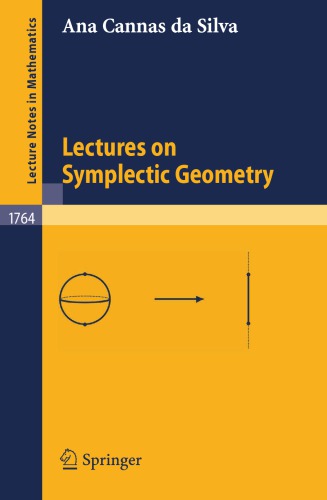 Lectures On Symplectic Geometry Corr 2nd Print Cannas Da Silva
