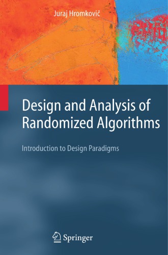 Design And Analysis Of Randomized Algorithms Hromkovic J
