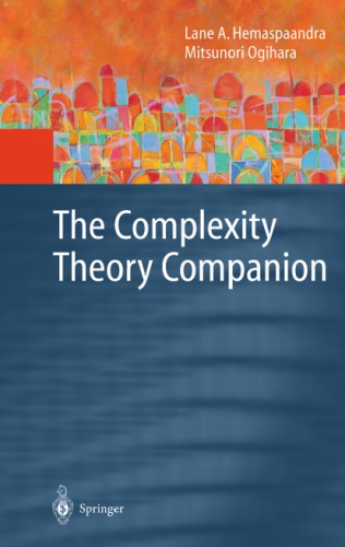The Complexity Theory Companion Hemaspaandra Lane Aogihara