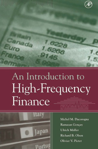 An Introduction To Highfrequency Finance Dacorogna Michel M