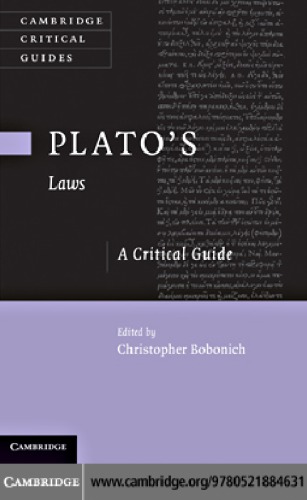 Platos Laws A Critical Guide 1 Paperback Ed Bobonich Christopher
