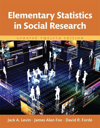 Elementary Statistics In Social Research 12th Edition Jack A Levin