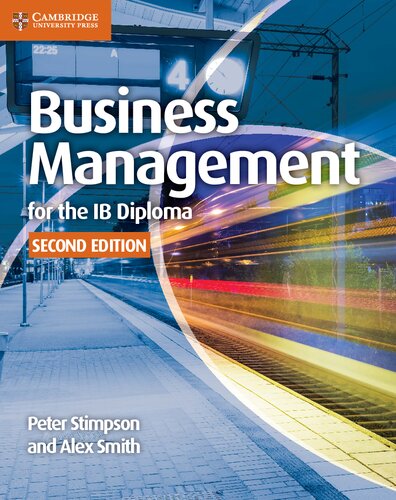 Business Management For The Ib Diploma Coursebook 2nd Edition Peter Stimpson