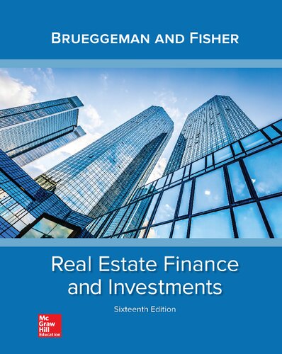 Real Estate Finance And Investments 16th Edition Brueggeman And Fisher