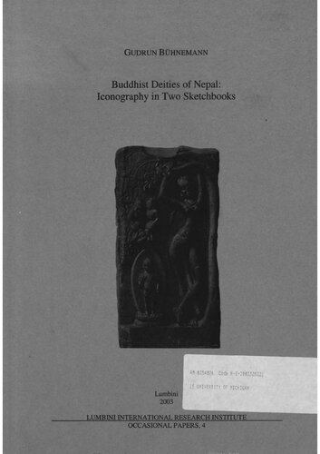 Buddhist Deities Of Nepal Iconography In Two Sketchbooks Gudrun Bhnemann