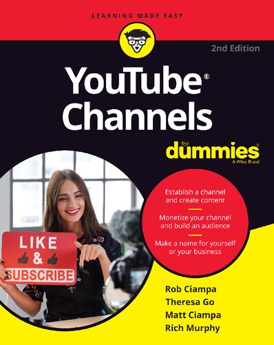Youtube Channels For Dummies 2nd Edition Rob Ciampa Theresa Go Rich Murphy Matt Ciampa