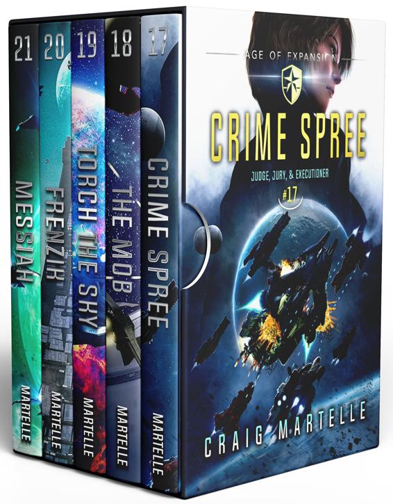 Judge Jury Executioner Boxed Set 1721 Crime Spree The Mob Torch The Sky Frenzik Messiah Craig Martelle Michael Anderle