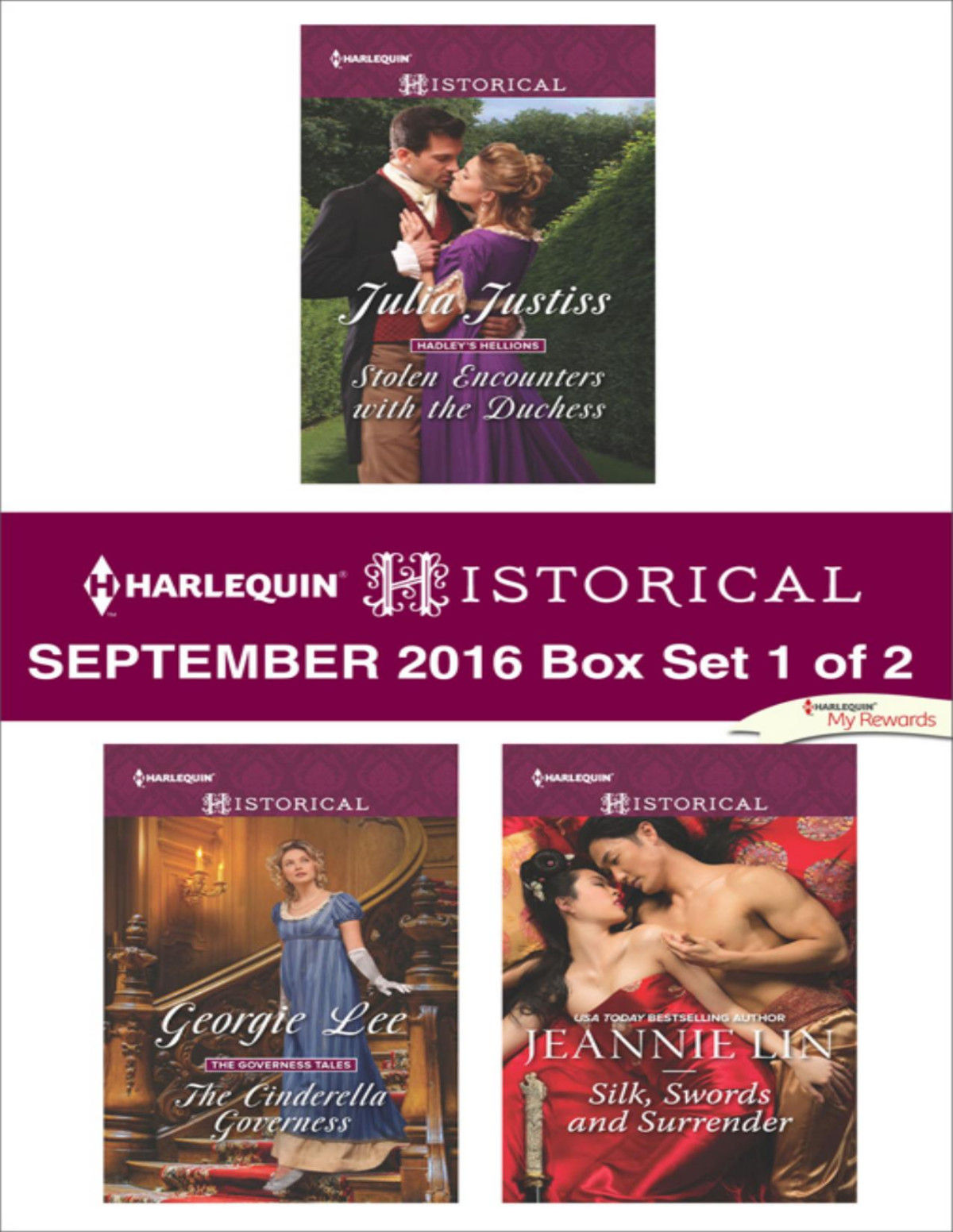 Harlequin Historical September 2016 Box Set 1 Of 2 Julia Justiss