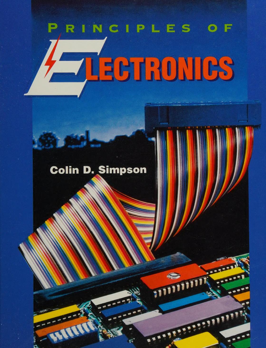 Principles Of Electronics Colin D Simpson