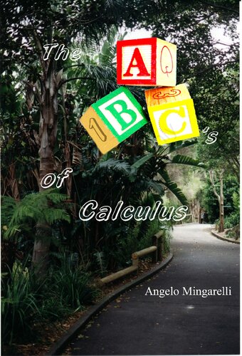 The Abcs Of Calculus 1st Edition Angelo B Mingarelli